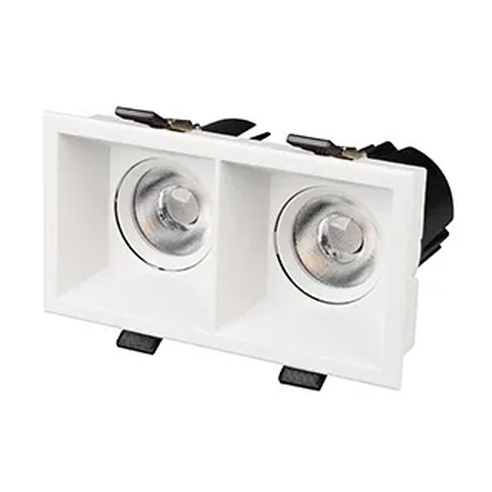 Светильник MS-FLOW-BUILT-S157x85-2x6W Day4000 (WH, 38 deg, 230V) (Arlight, IP20 Металл, 5 лет)