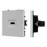 Механизм HDMI розетки SCT-NOBE-MHD1-SFPL-IS (Arlight, Никель)
