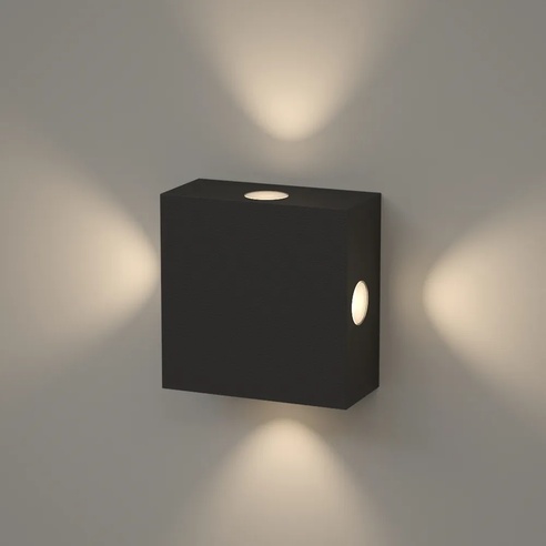 Светильник LGD-Wall-Quad-76G-8W Warm White (Arlight, IP54 Металл, 1 год)