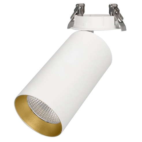 Светильник SP-POLO-BUILT-R95-25W Warm3000 (WH-GD, 40 deg) (Arlight, IP20 Металл, 3 года)