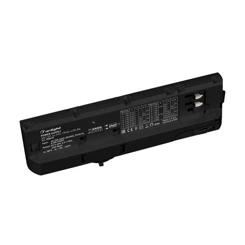 Блок питания для трековых систем ARJ-SP-42-PFC-TRIAC-4TR-BK (42W, 9-40V, 0.3-1.05A) (Arlight, IP20 Пластик, 5 лет)