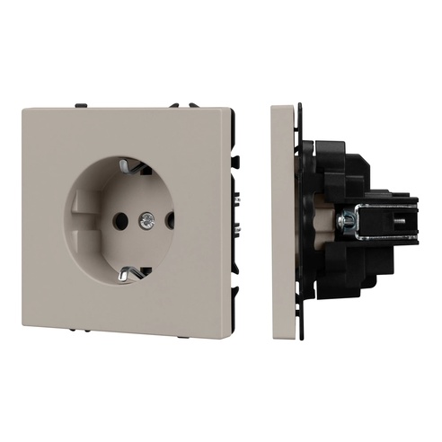 Механизм электрической розетки SCT-NOBE-MEU1-SFPL-CA (230V, 16A) (Arlight, Кашемир)