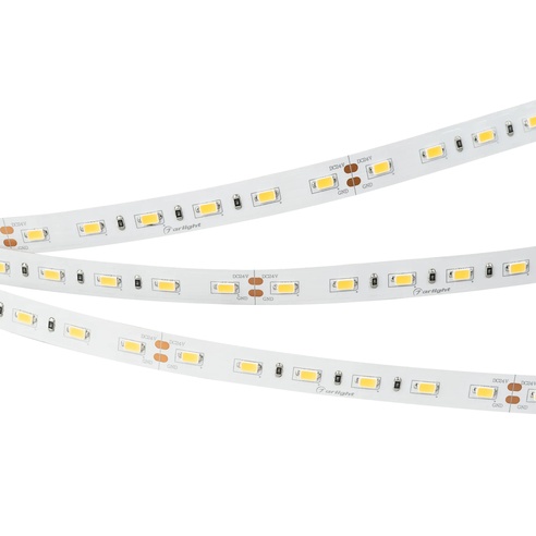 Лента светодиодная ULTRA-5000 24V Cool 8K 2xH (5630, 300 LED, LUX) (Arlight, 27 Вт/м, IP20)