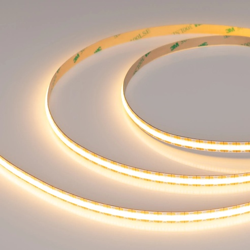 Лента светодиодная COB-X528-8mm 12V Warm2700 (11 W/m, IP20, CSP, 5m) (Arlight, -)