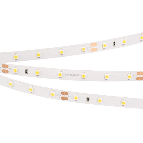 Лента светодиодная RT 2-5000 24V Day4000 (3528, 300 LED, LUX) (Arlight, 4.8 Вт/м, IP20)