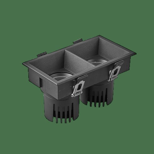 Светильник MS-FLOW-BUILT-S157x85-2x12W Day4000 (BK, 55 deg, 230V) (Arlight, IP20 Металл, 5 лет)