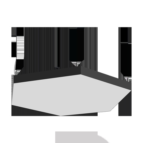 Cветодиодный фигурный светильник MS-HEX Гексагон 500mm 40W 3000/4000/6000K