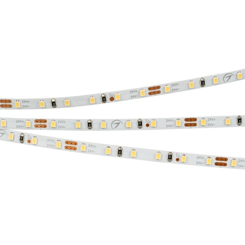 Лента светодиодная MICROLED-5000 24V Warm2700 4mm (2216, 120 LED/m, LUX) (Arlight, 9.6 Вт/м, IP20)
