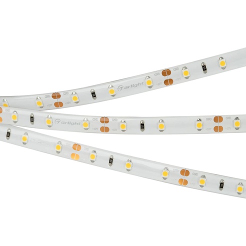 Лента светодиодная RTW 2-5000SE 12V Day (3528, 300 LED, LUX) (Arlight, 4.8 Вт/м, IP65)
