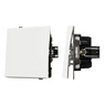 Механизм звонкового выключателя SWT-TENDO-MKR1-SFPL-WH (230V, 10A) (Arlight, -)