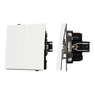 Механизм выключателя управления шторами SWT-TENDO-MKR2-SFPL-WH (230V, 10A) (Arlight, -)