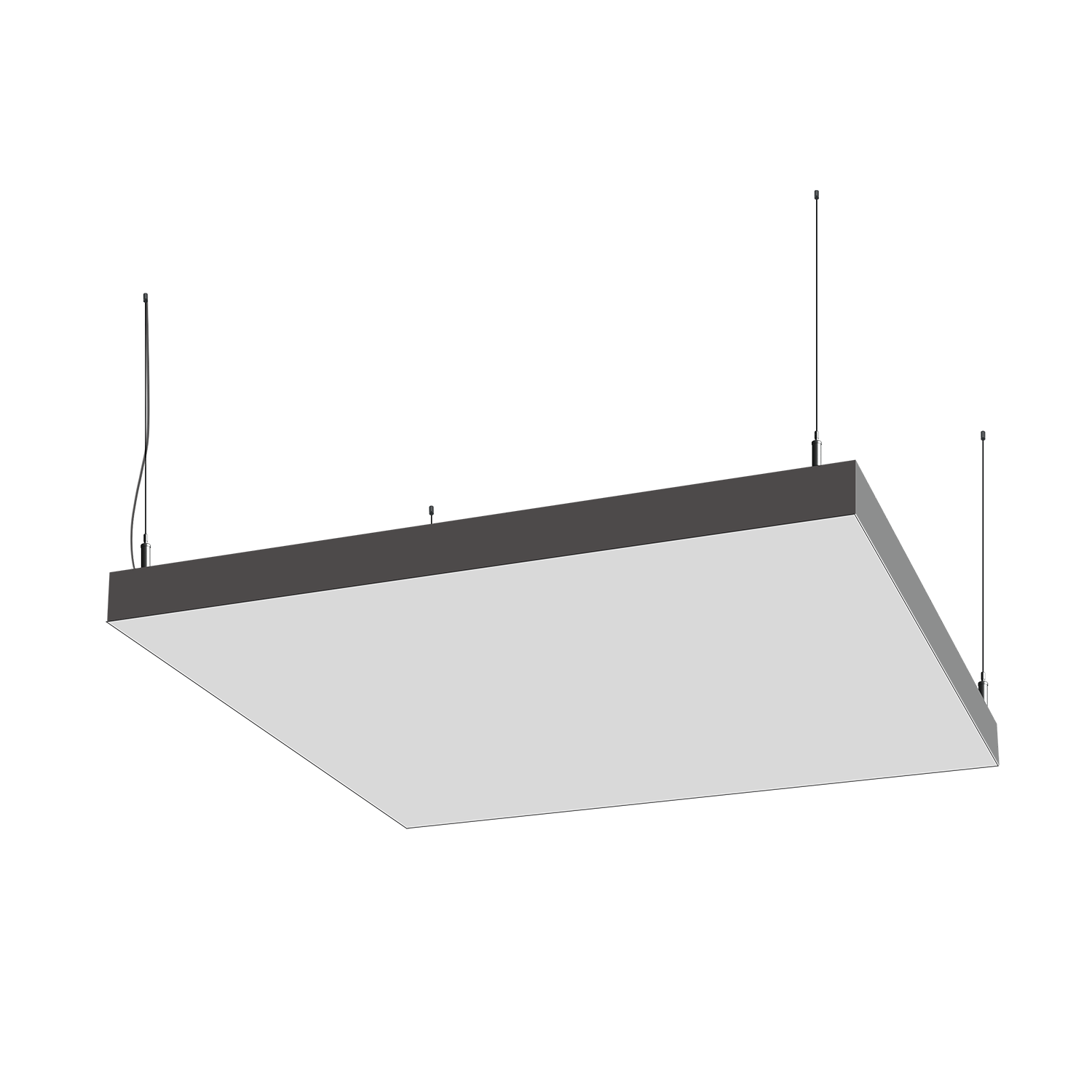 Cветодиодный фигурный светильник MS-BOX Квадрат 1000mm 145W 3000/4000/6000K