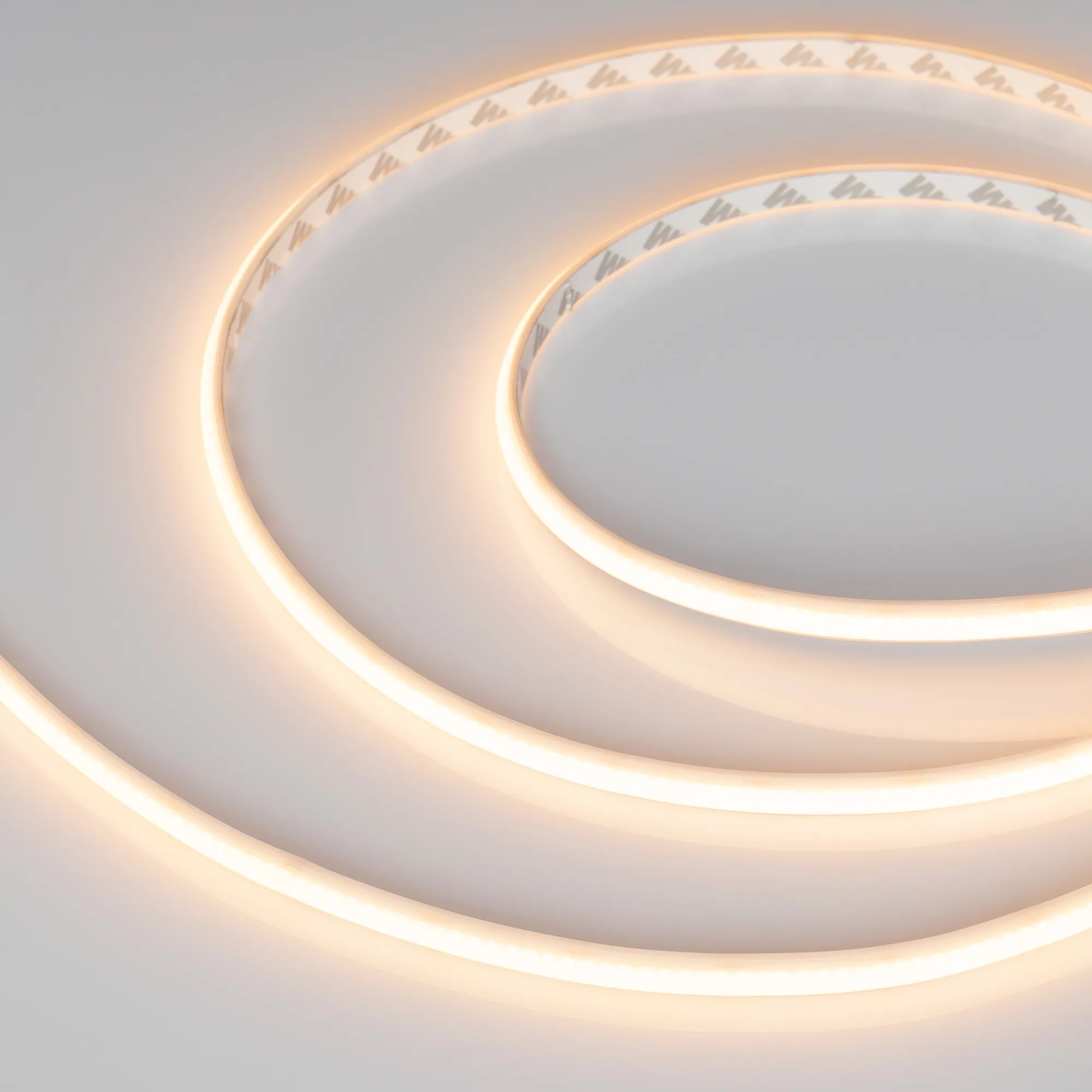 Лента светодиодная герметичная MICROLED-PW-M288-10mm 24V Warm2700 (12 W/m, IP66, 2216, 5m) (Arlight, 5 лет) - изображение товара