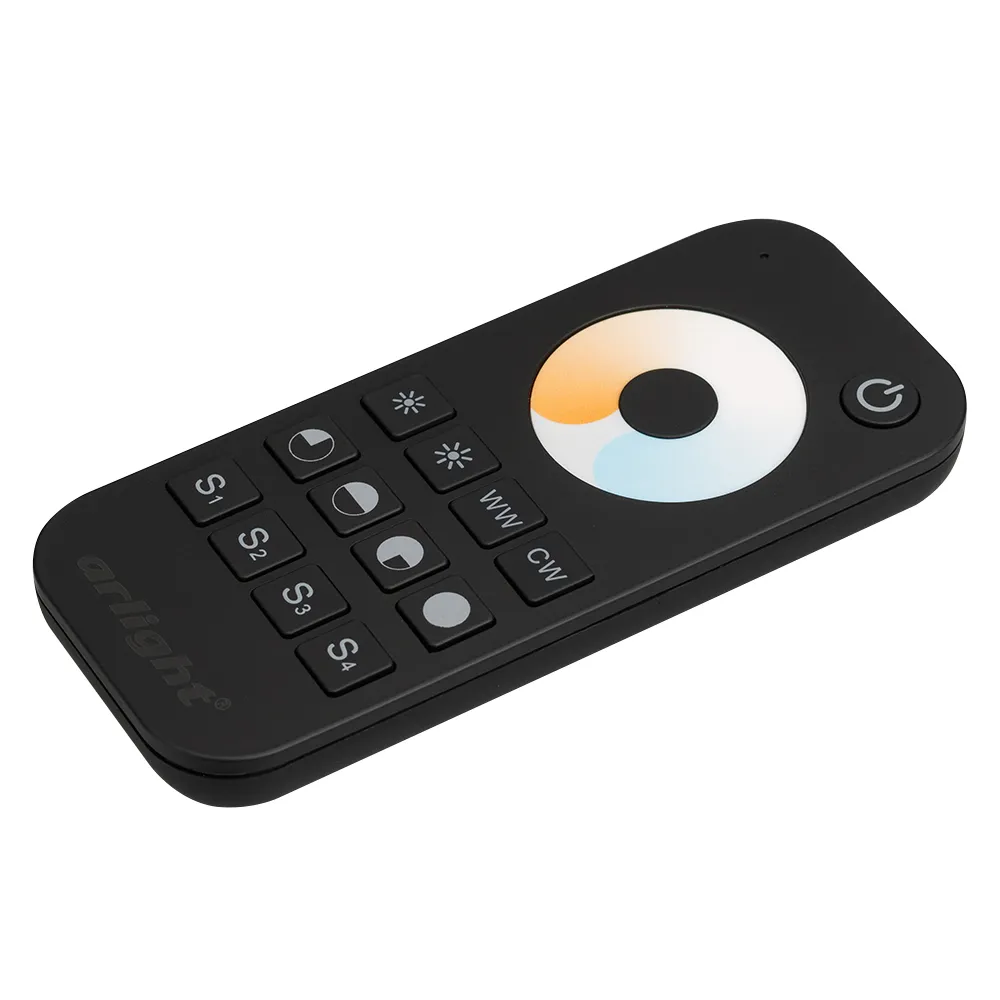 Пульт SMART-R34-MIX Black (1 зона, 2.4G) (Arlight, IP20 Пластик, 5 лет) - изображение товара