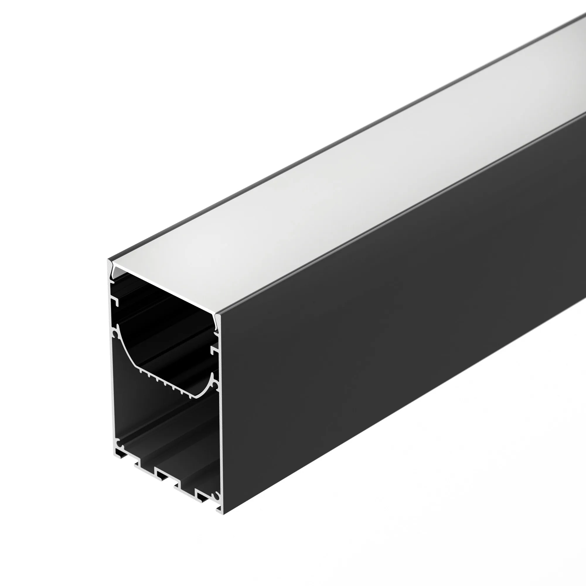 Профиль LINE-S-5075-2000 BLACK (Arlight, Алюминий) - изображение товара