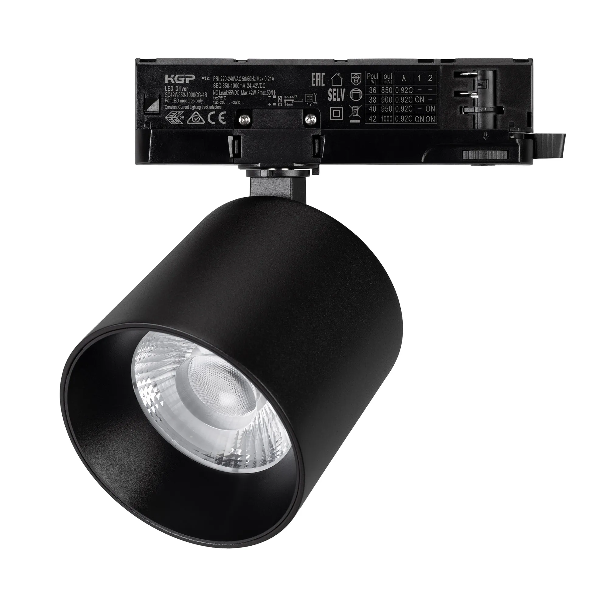 Светильник LGD-DYKE-4TR-R100-36W Day4000 (BK, 38 deg, 230V, DALI) (Arlight, IP20 Металл, 5 лет)