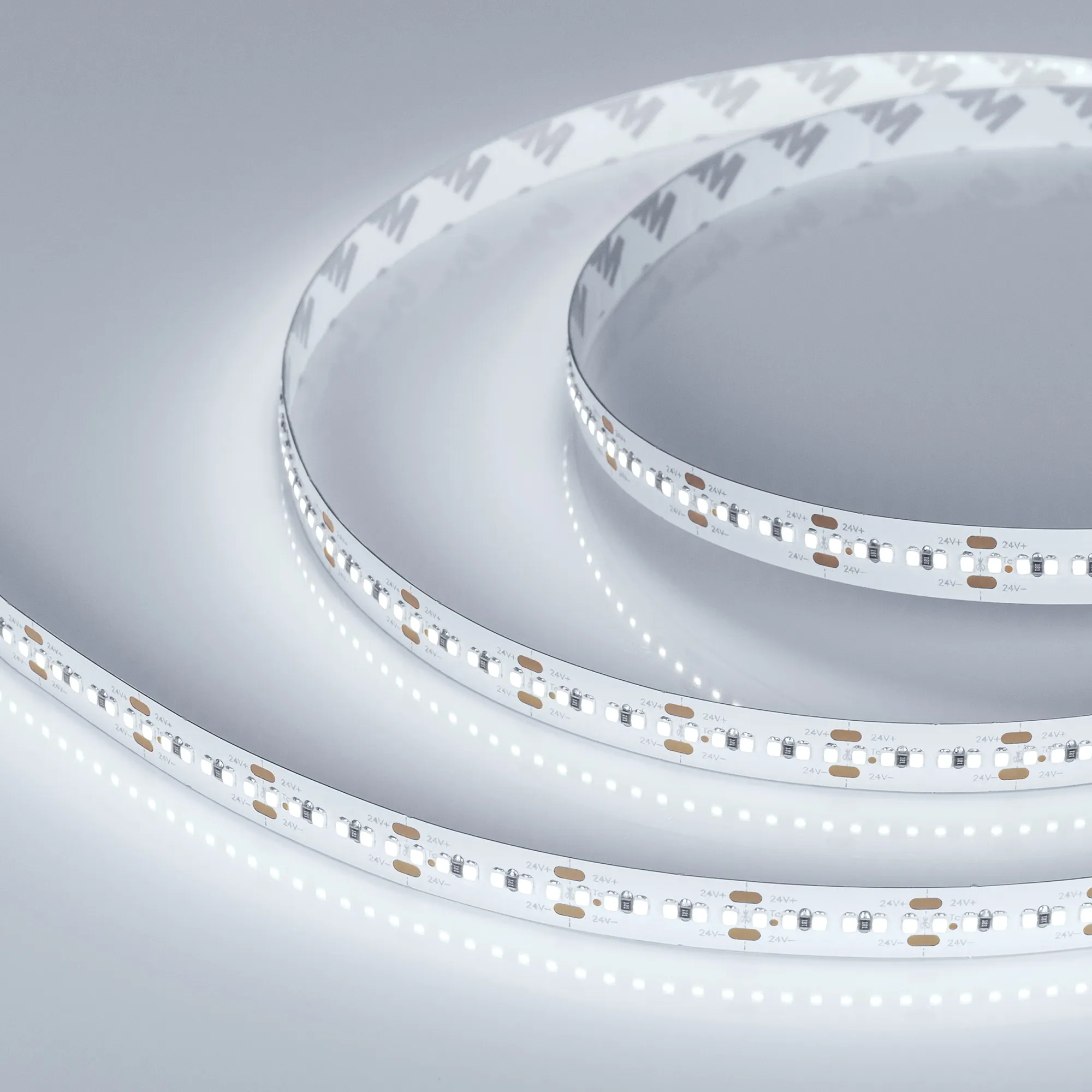 Лента светодиодная MICROLED-M300-10mm 24V White6000 (21.6 W/m, IP20, 2216, 5m) (Arlight, Открытый)