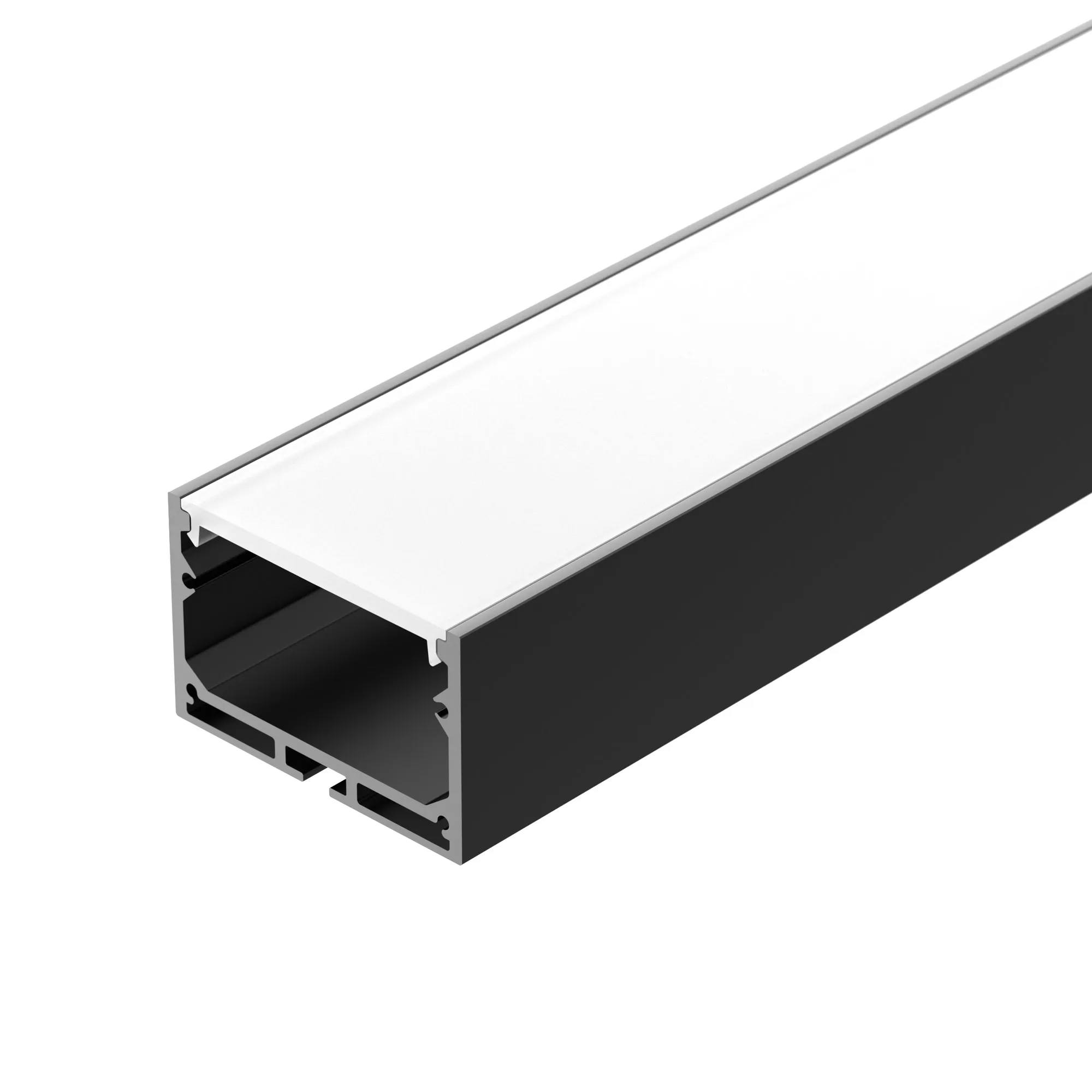 Профиль с экраном SL-LINE-4932-2500 BLACK+OPAL (Arlight, Алюминий) - изображение товара