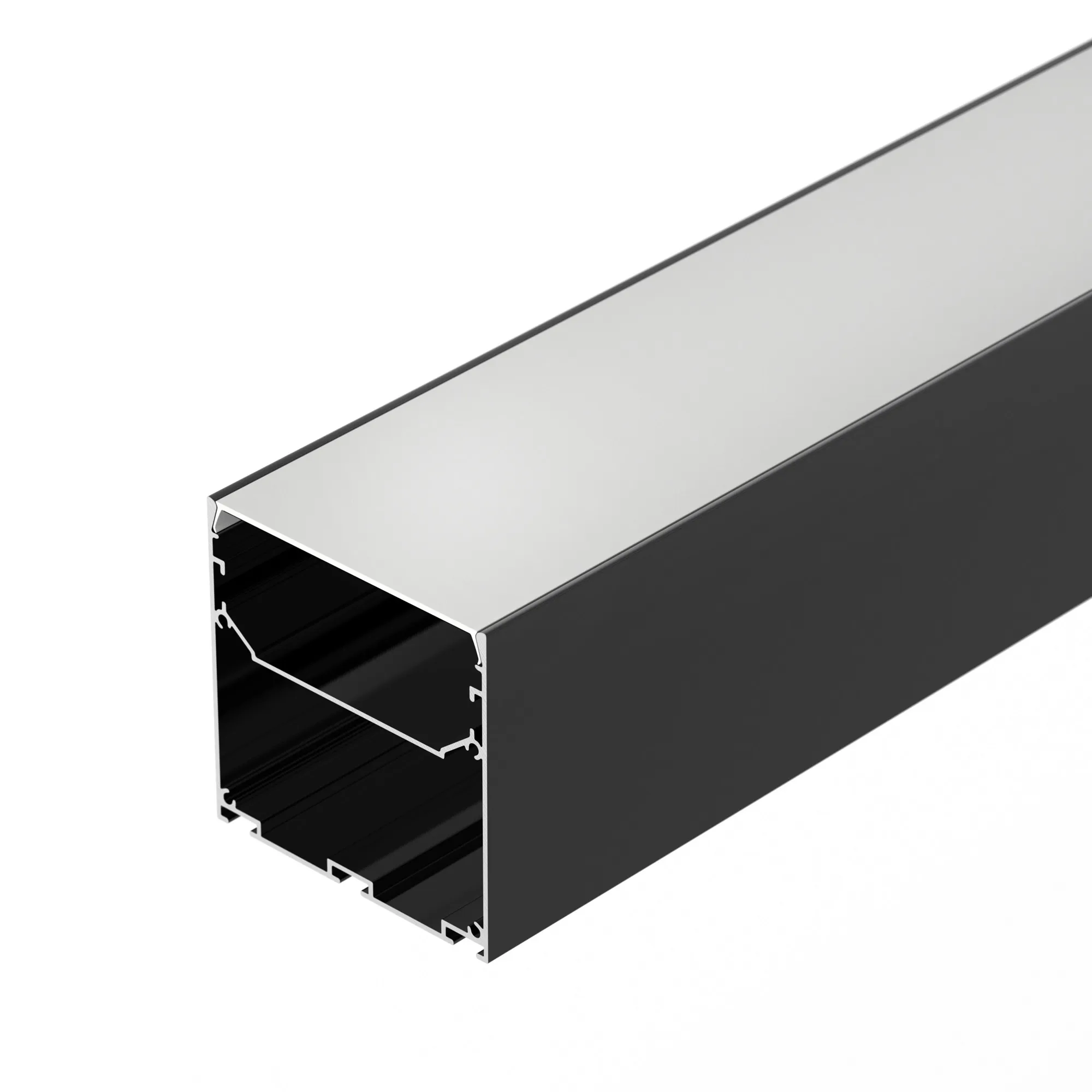 Профиль LINE-S-7575-2500 BLACK (Arlight, Алюминий) - изображение товара