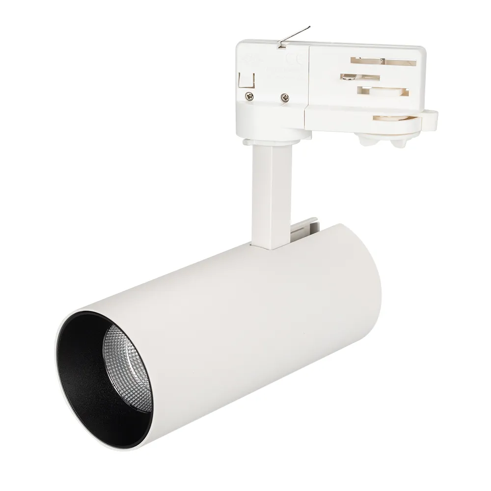 Светильник SP-POLO-TRACK-LEG-R65-8W Warm3000 (WH-BK, 40 deg) (Arlight, IP20 Металл, 3 года)