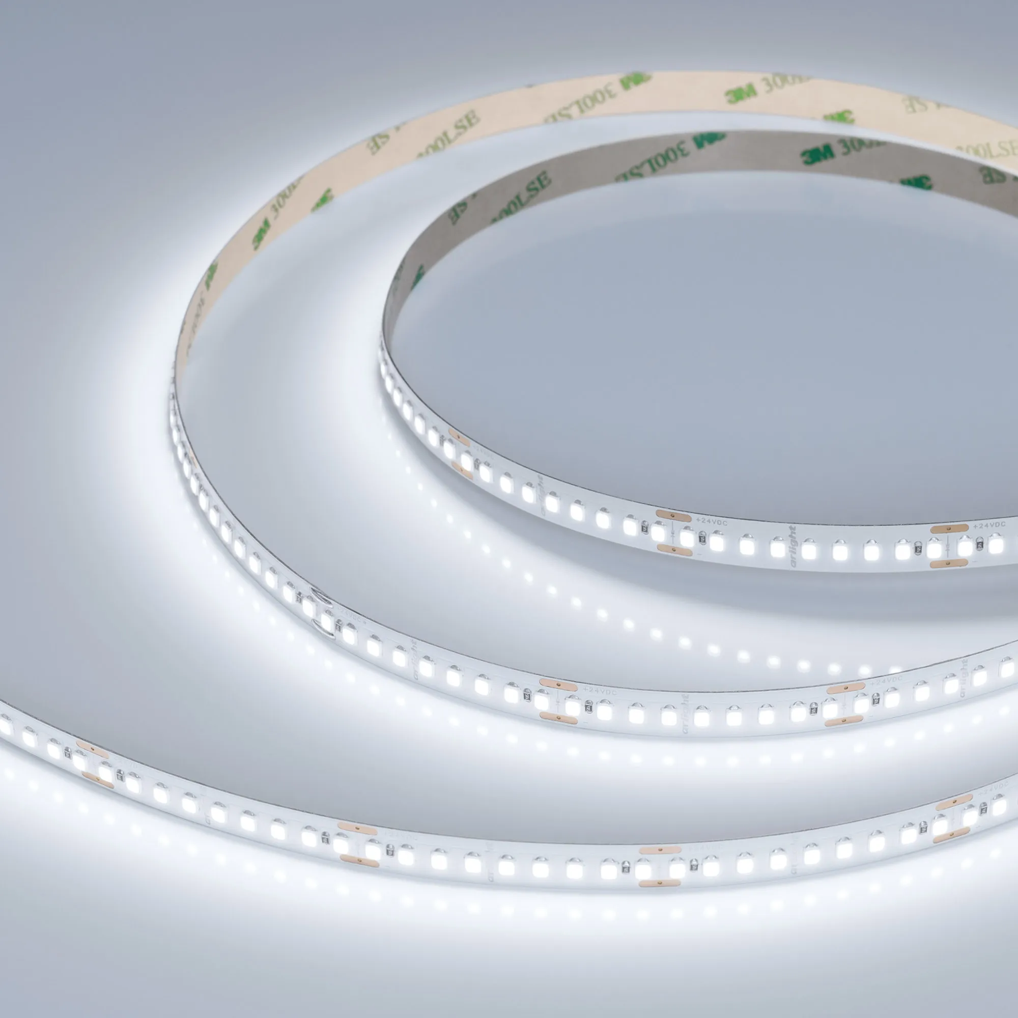 Лента светодиодная UL-A180-10mm 24V White6000 (12 W/m, IP20, 5m) (Arlight, высок.эфф.180 лм/Вт) - изображение товара