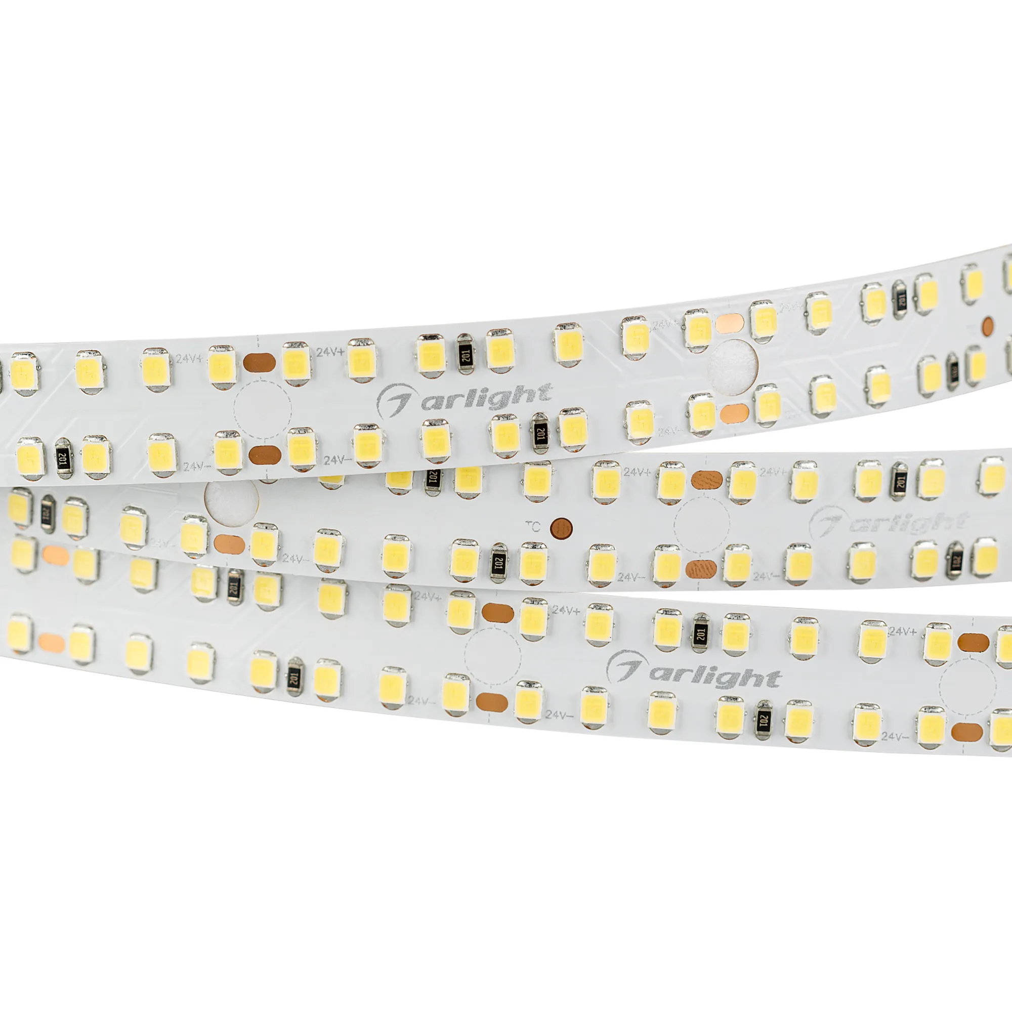 Лента светодиодная S2-2500 24V Warm2400 20mm (2835, 280 LED/m, LUX) (Arlight, 20 Вт/м, IP20)