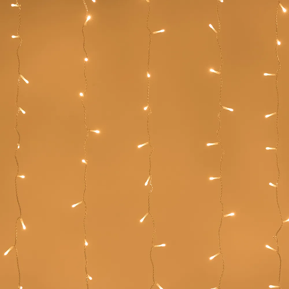 Светодиодная гирлянда ARD-CURTAIN-HOME-1500x1500-CLEAR-144LED Warm (230V, 6W) (Ardecoled, IP20)