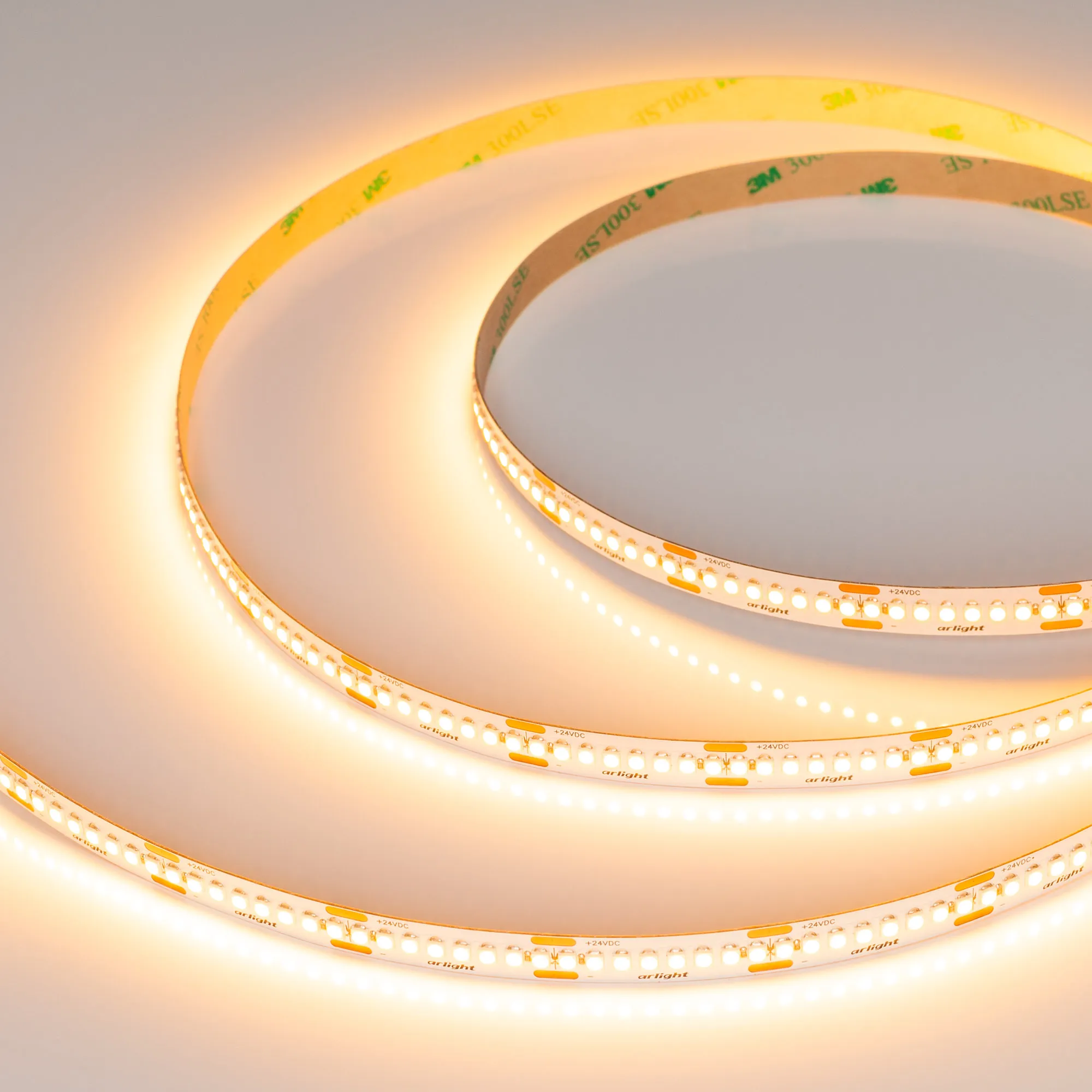 Лента UL-A240-10mm 24V Warm2400 (19 W/m, IP20, 5m) (Arlight, 7 лет) - изображение товара
