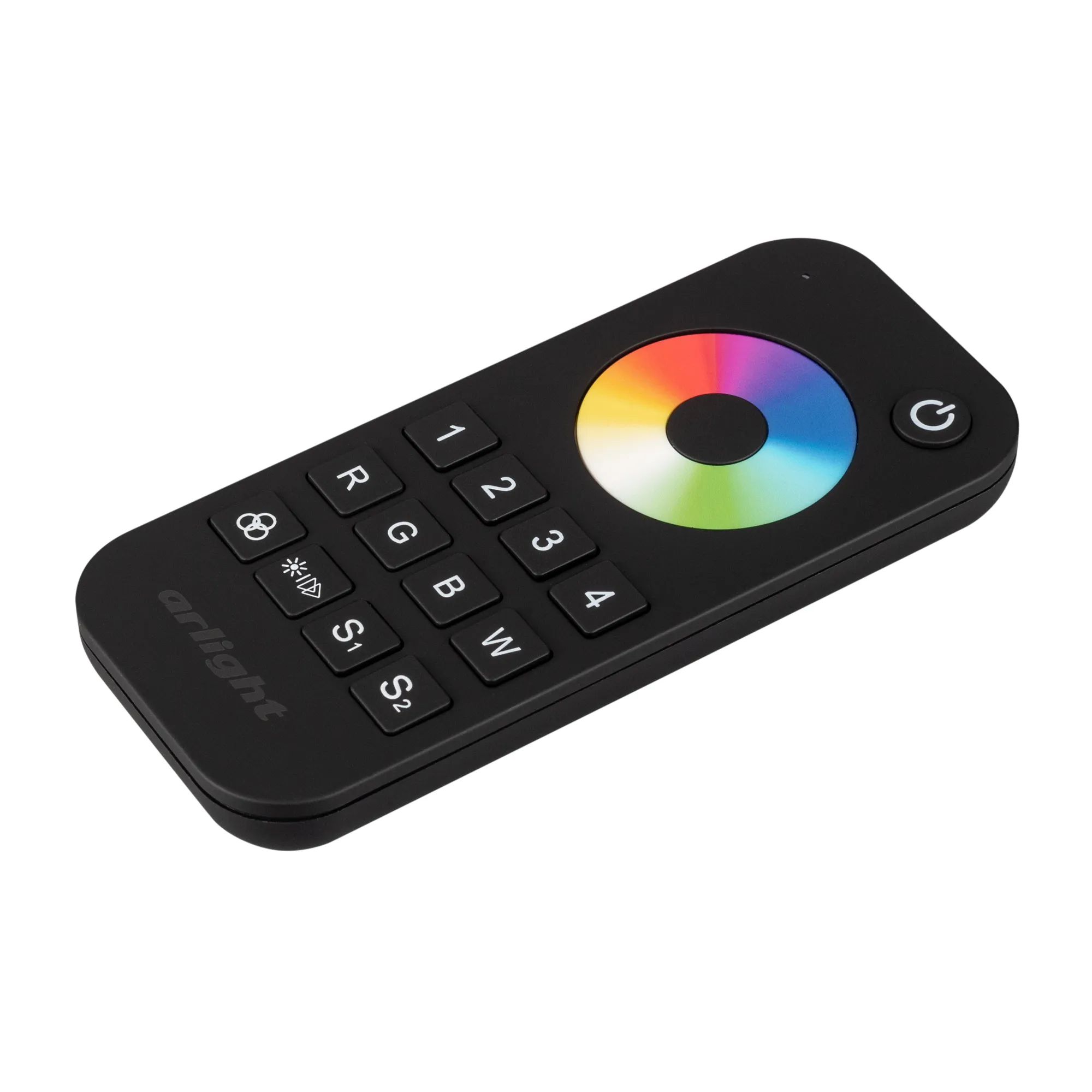 Пульт SMART-R26-RGBW Black (4 зоны, 2.4G) (Arlight, IP20 Пластик, 5 лет) - изображение товара