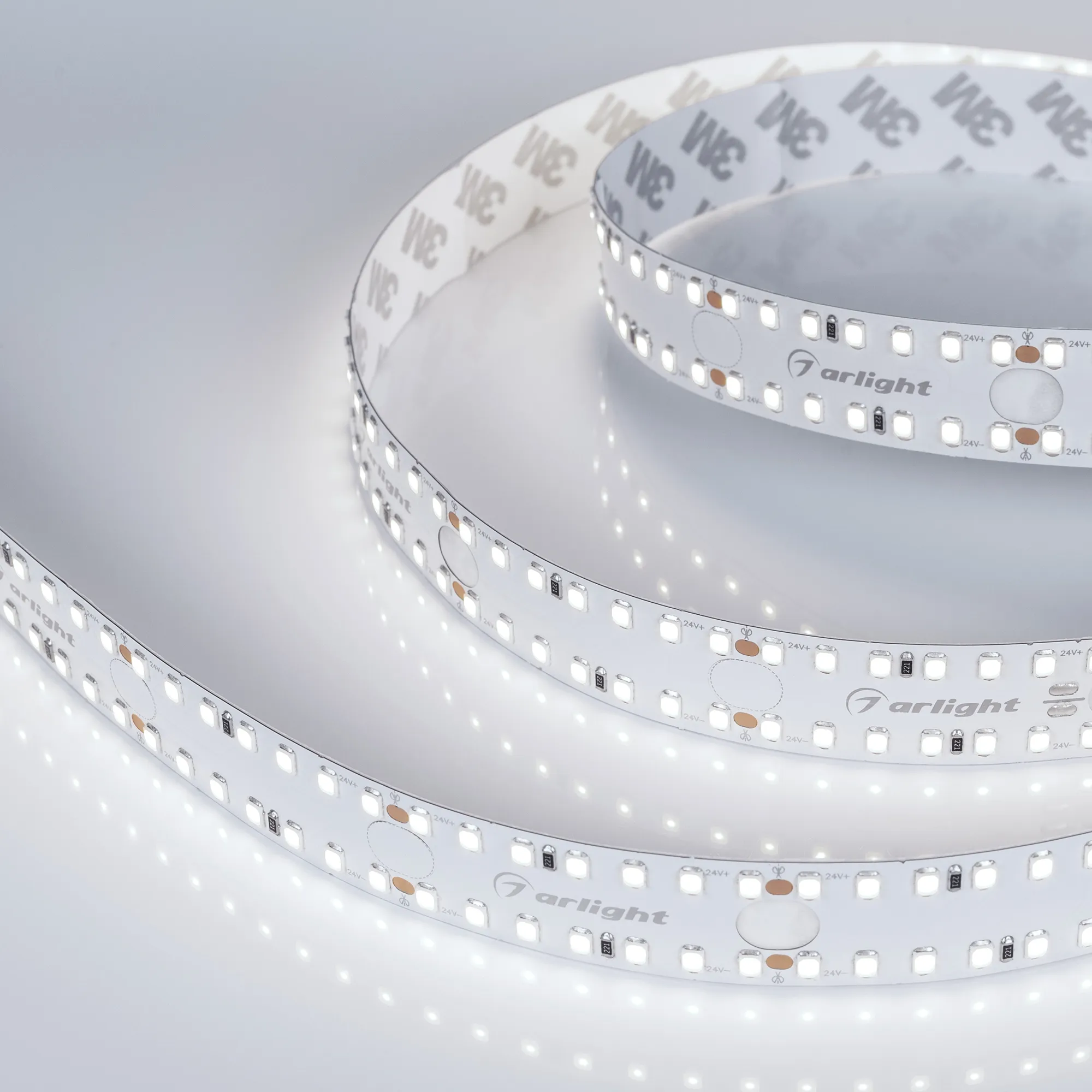 Лента светодиодная S2-A280-20mm 24V White6000 (20 W/m, IP20, 2835, 2.5m) (Arlight, Открытый)