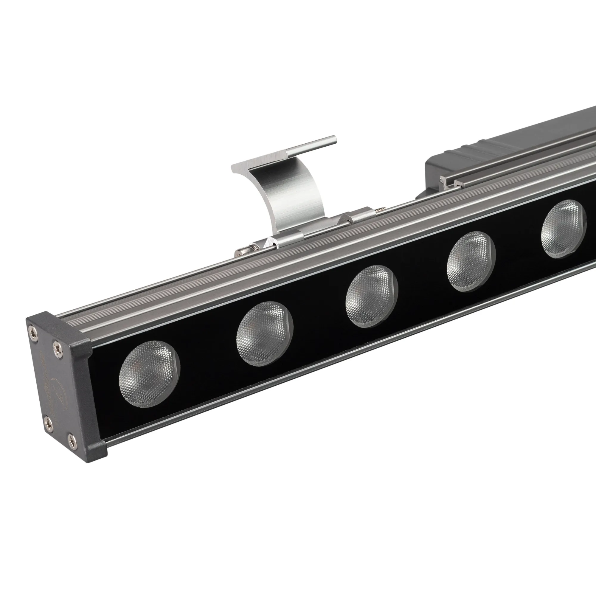 Линейный прожектор AR-LINE-500-12W Warm3000 (GR, 15 deg, 230V) (Arlight, IP65 Металл, 3 года) - изображение товара
