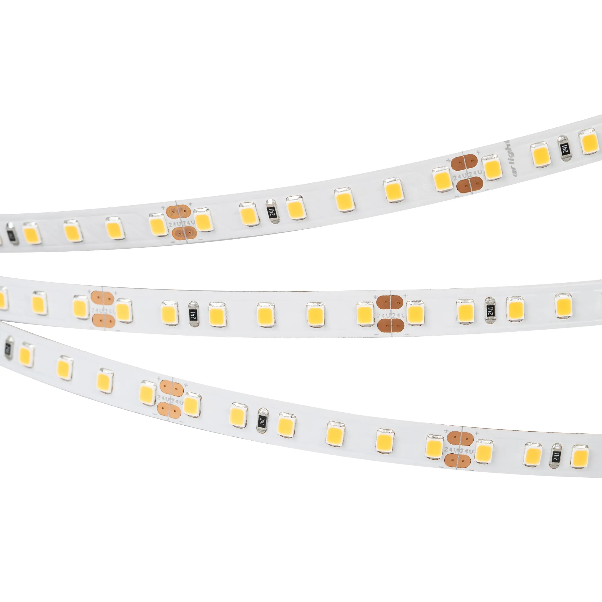 Лента светодиодная RT 2-5000 24V Day5000 2x (2835, 600 LED, CRI98) (Arlight, 14.4 Вт/м, IP20)
