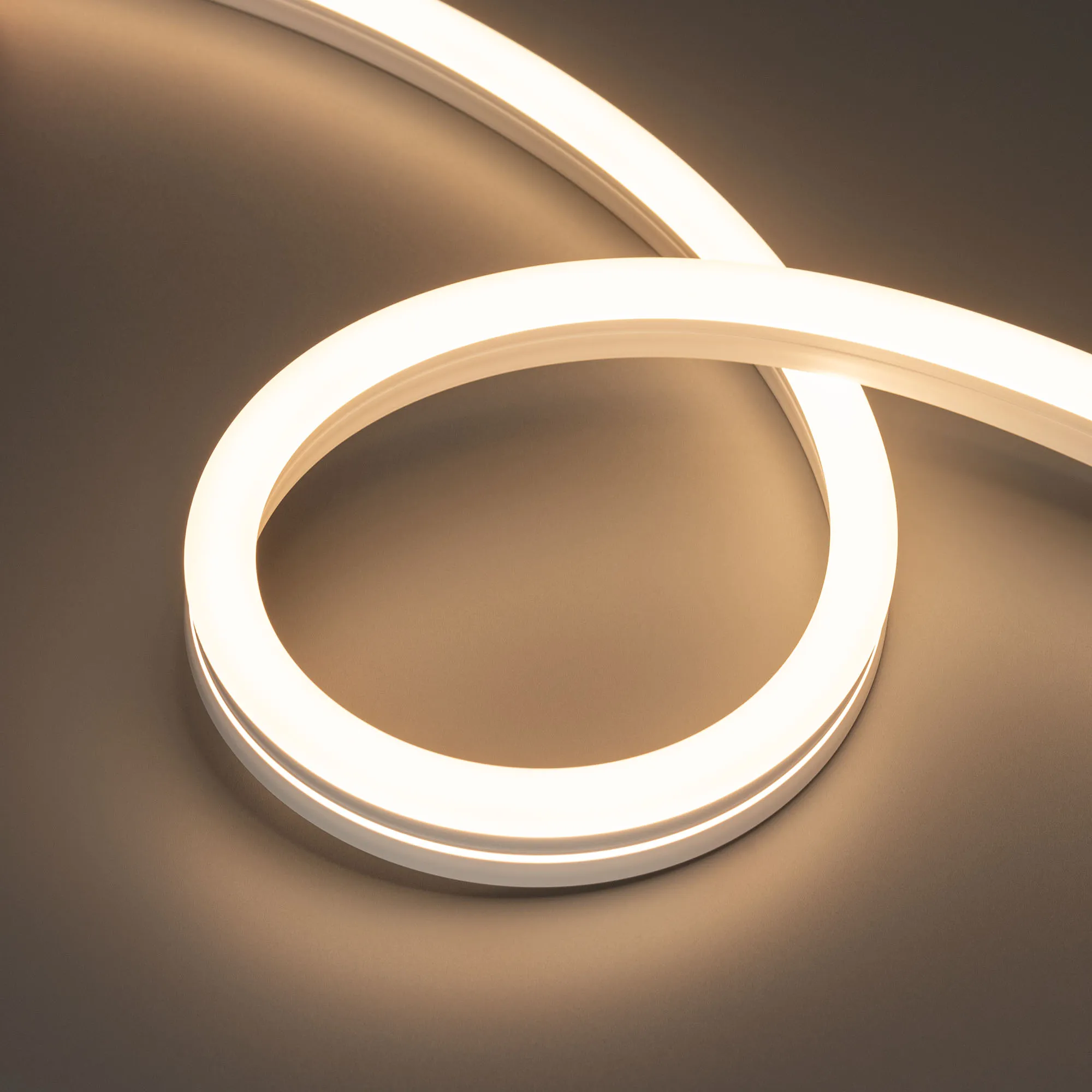 Лента светодиодная герметичная MOONLIGHT-SIDE-A140-12x24mm 24V Warm3000 (9.6 W/m, IP68, 5m, wire x2) (Arlight, Вывод прямой, 3 года) - изображение товара