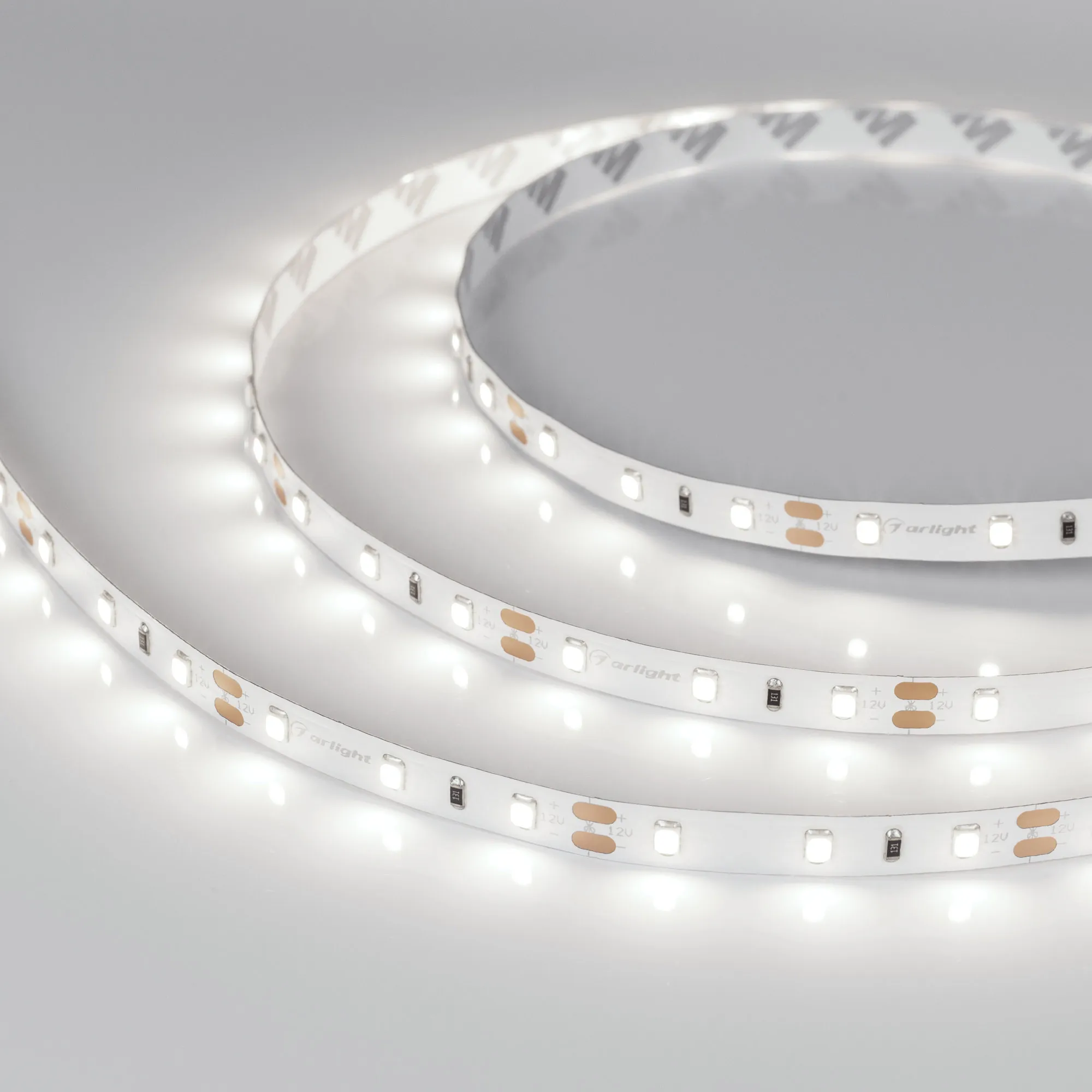 Лента светодиодная RT-A60-8mm 12V Day5000 CRI98 (7.2 W/m, IP20, 2835, 5m) (Arlight, 7.2 Вт/м, IP20) - изображение товара