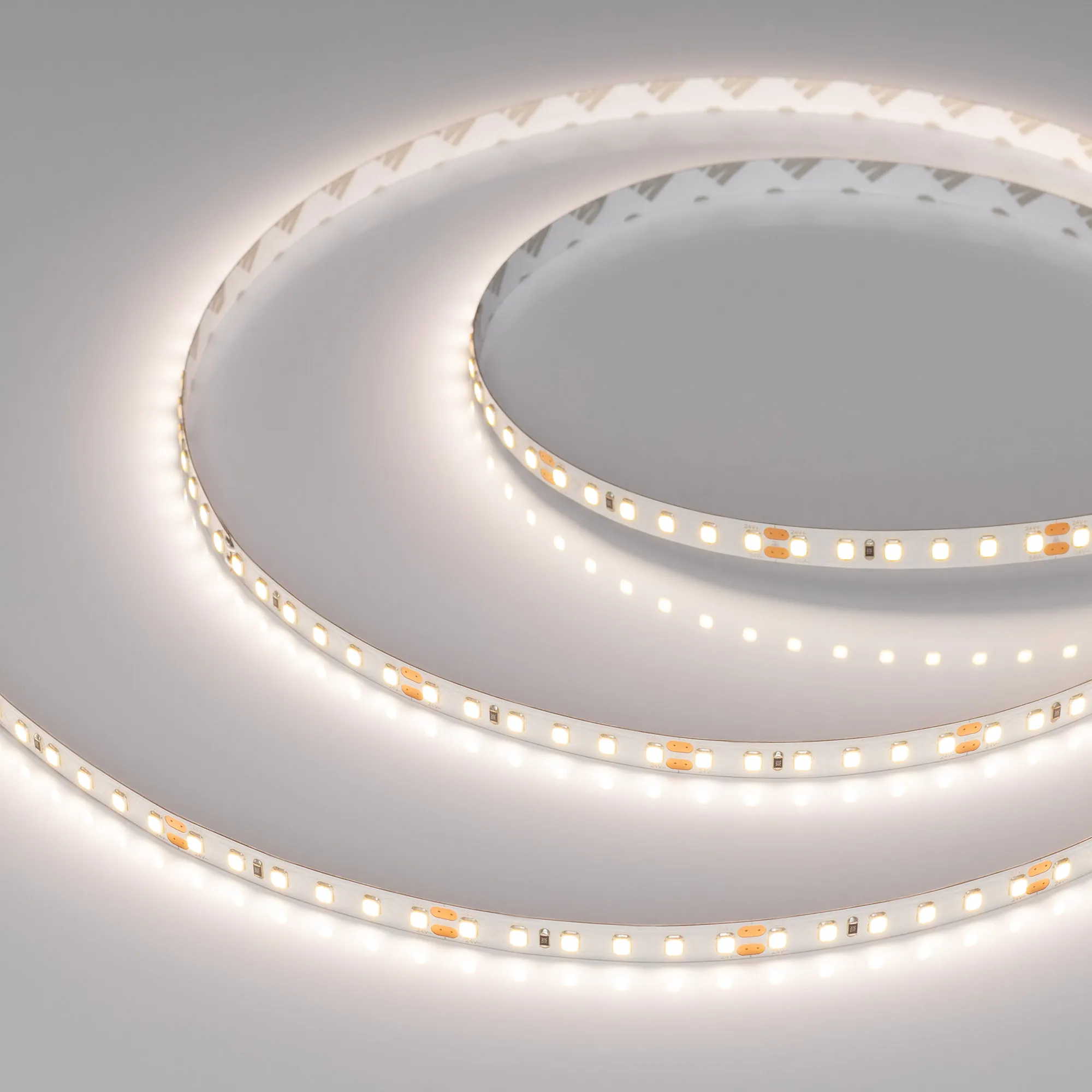 Лента светодиодная RT-A120-8mm 24V Day4000 (9.6 W/m, IP20, 2835, 50m) (Arlight, Открытый) - изображение товара