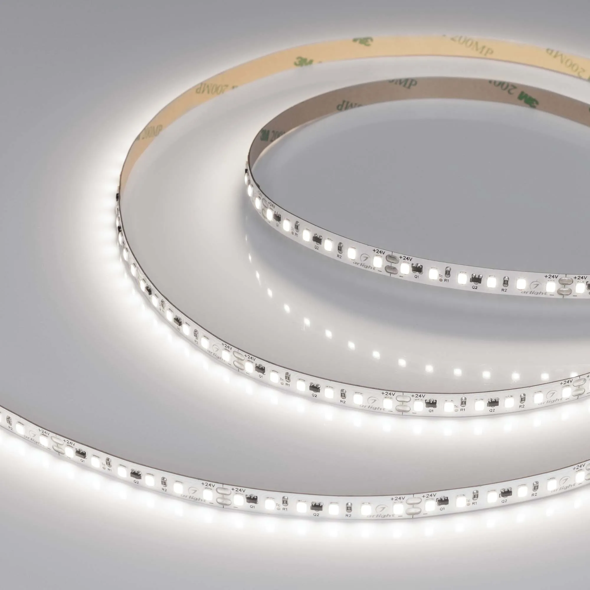 Лента светодиодная IC-A120-8mm 24V Day5000 (9.6 W/m, IP20, 2835, 10m) (Arlight, стабилизированная)