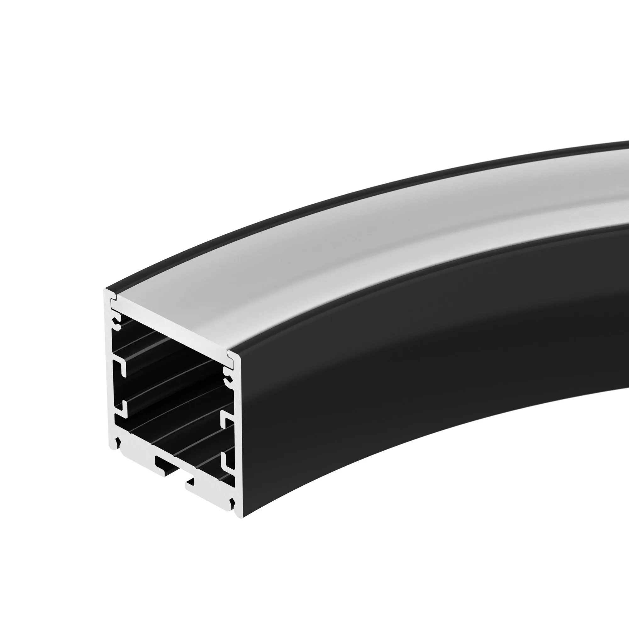 Профиль SL-ARC-3535-D320-A90 BLACK (дуга 1 из 4) (Arlight, Алюминий) - изображение товара