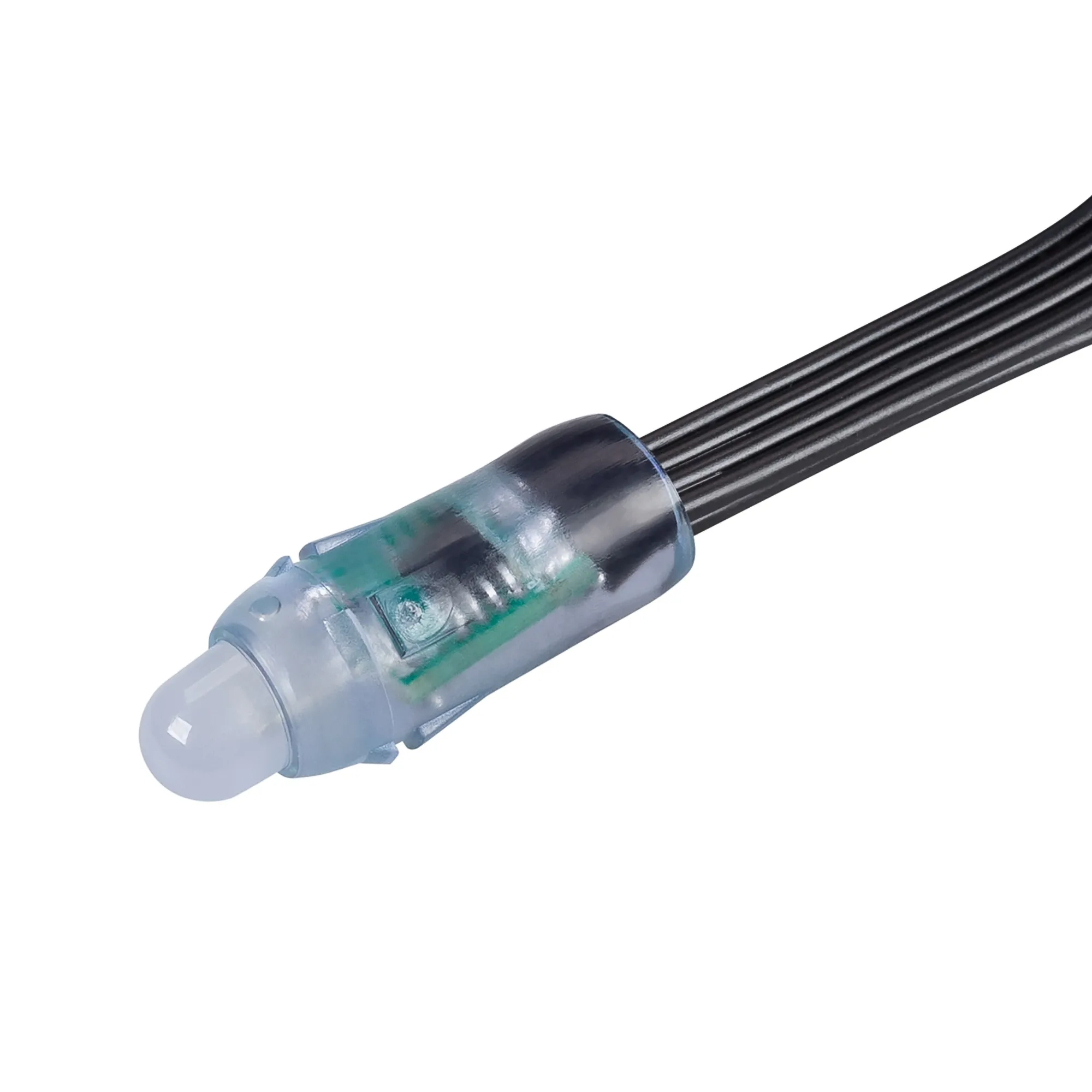 Герметичный управляемый модуль DMX-UVR-D12 12V RGB (0.3W, IP67, 90deg) (Arlight, Пластик, 5 лет) - изображение товара