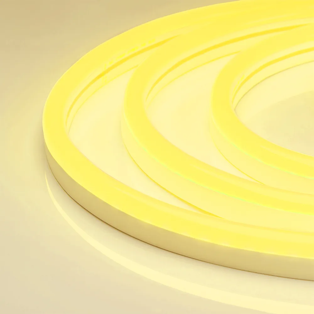 Гибкий неон ARL-CF2835-U15M20-24V Yellow (26x15mm) (Arlight, 8 Вт/м, IP65) - изображение товара